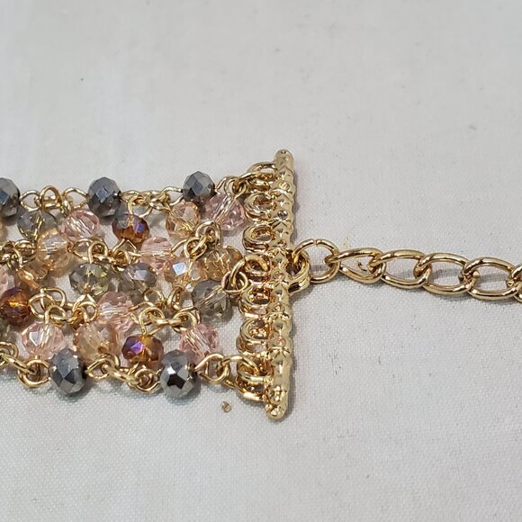 Ali Khan Glass multi color Beaded Bracelet - Picture 4 of 7